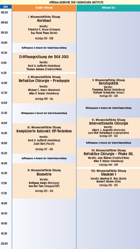 Programm Fr, 12.4.2013